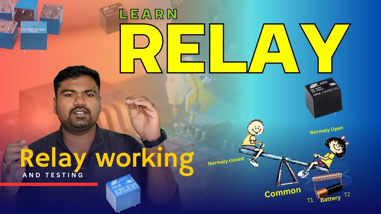 Relay Testing and working using multimeter