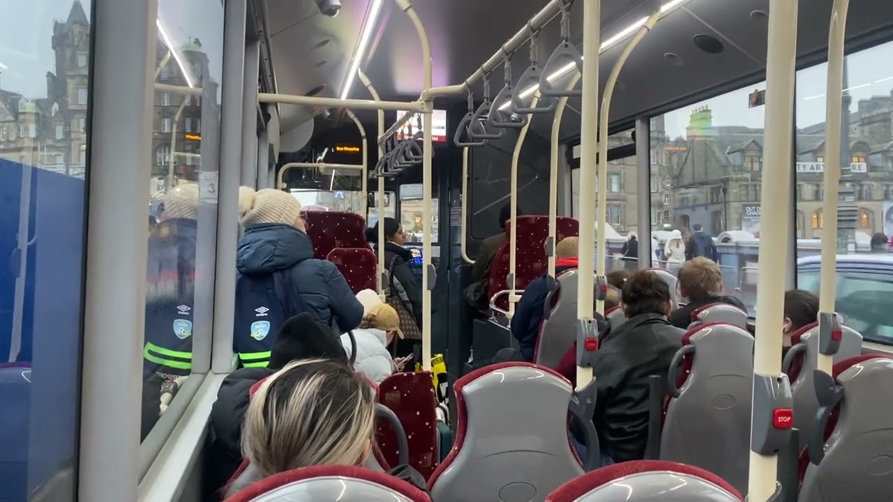Onboard Lothian Buses 93 SJ70 HPF Service 30 from Edinburgh to Newington