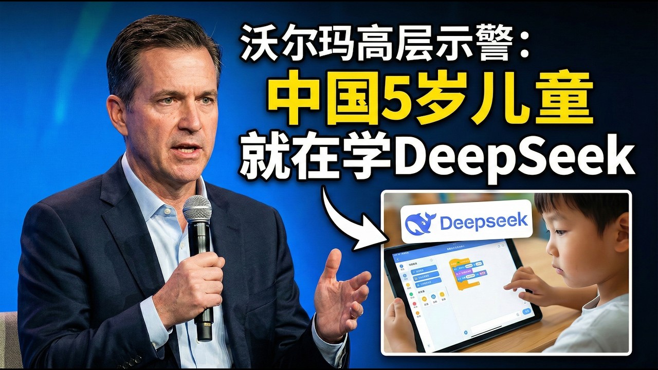 沃尔玛高层示警：中国5岁儿童就在学DeepSeek
