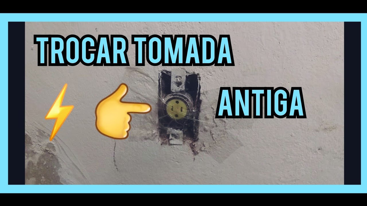 Como TROCAR TOMADA VELHA pelo MODELO NOVO - Passo a passo na prática
