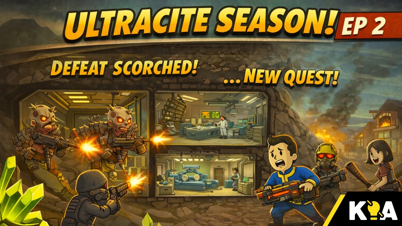 Scorched Attack AGAIN! | Vault Expansion & New Quest | Fallout Shelter Ultracite Season EP2