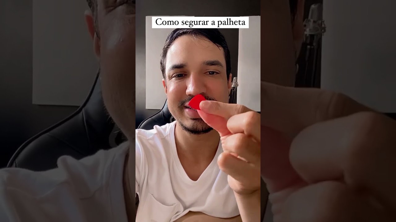COMO SEGURAR A PALHETA - GUITARRA