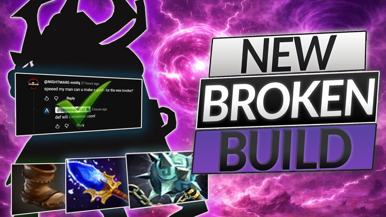 BEST Mid Hero in 7.40b &ndash; Invoker Build for Free Wins | Dota 2