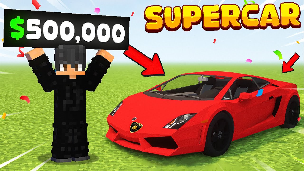 I OPENED A SUPERCAR SHOWROOM IN MINECRAFT...