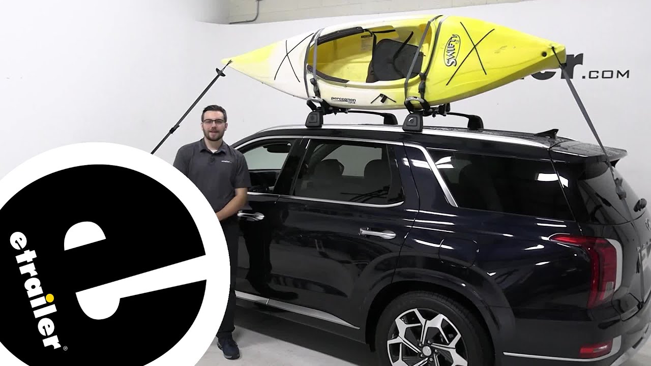 DIY 2022 Hyundai Palisade Installation for the etrailer Kayak Carrier w/ Tie-Downs