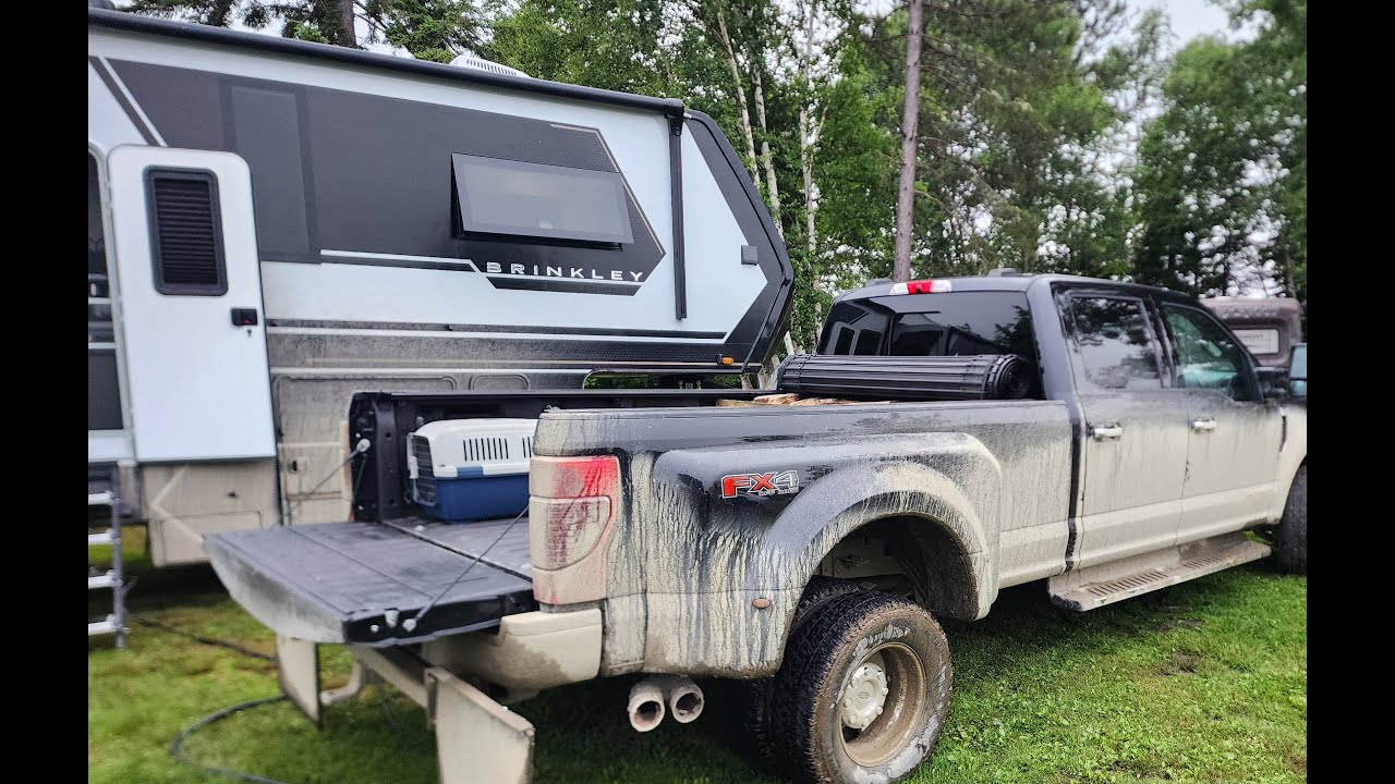 Bringing Our Brinkley G3500 Down 33 Miles of Dirt Road into the Northern Maine Wilderness