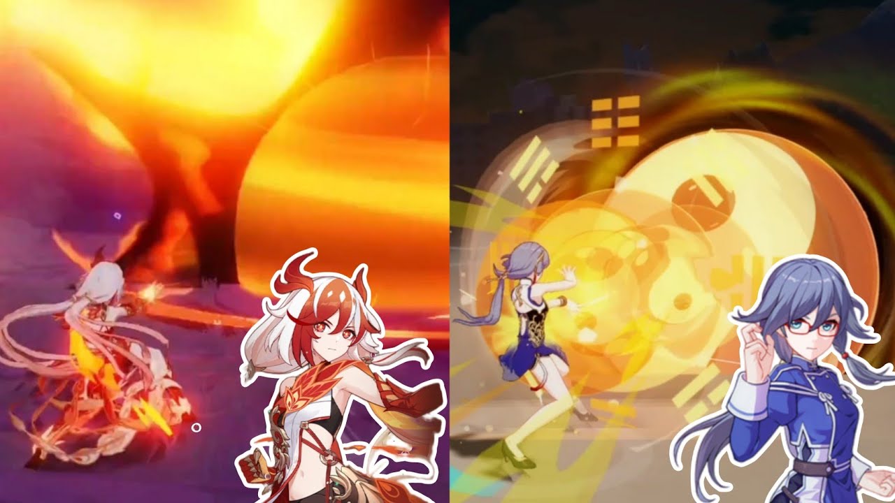 Comparison Fenghuang of Vicissitude Skill + All Fu Hua ( Honkai Impact 3 )