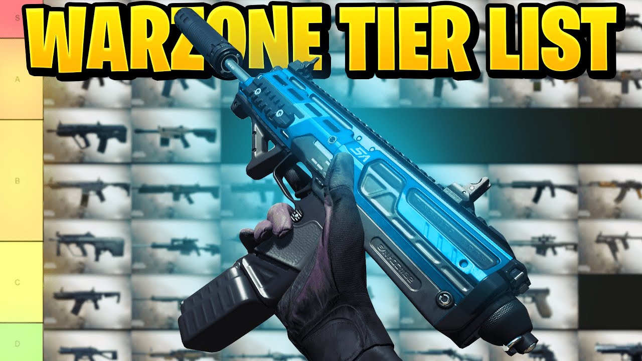 WARZONE WEAPON TIER LIST! SEASON 6! RANKING EVERY GUN! (Modern Warfare Warzone)