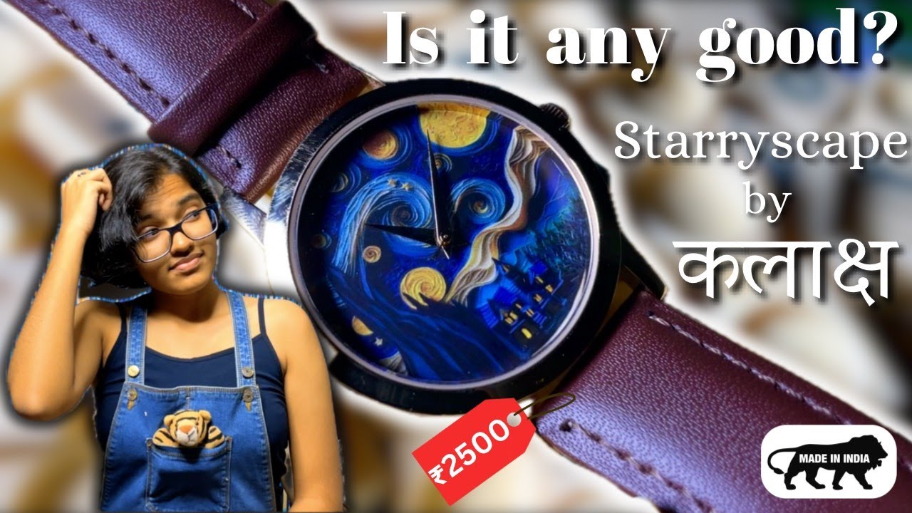 Van Gogh Art Watch in India?! l KALAKSH STARRYSCAPE