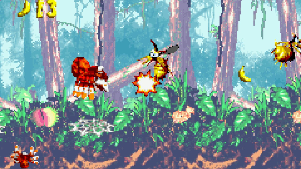 Donkey Kong Country 2 (GBA) - The Lost World - Animal Antics