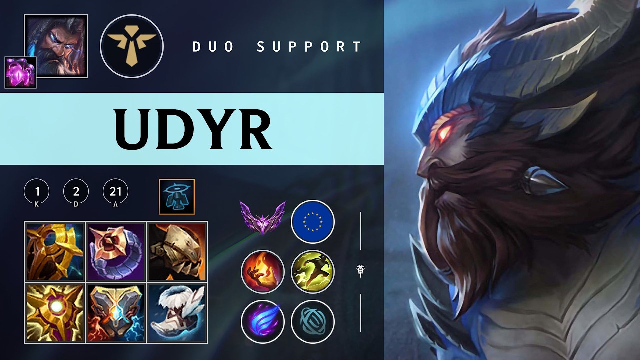 Udyr Support vs Leona - EUW Master Patch 26.03