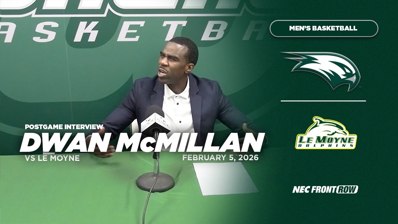 Postgame | Wagner Men's Basketball vs. Le Moyne | Dwan McMillan