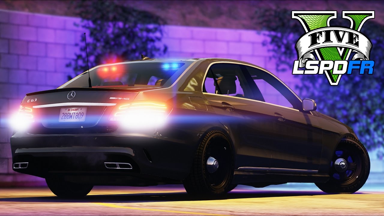 GTA 5 - LSPDFR Ep265 - Unmarked Mercedes E63 AMG Chases Street Racers!!