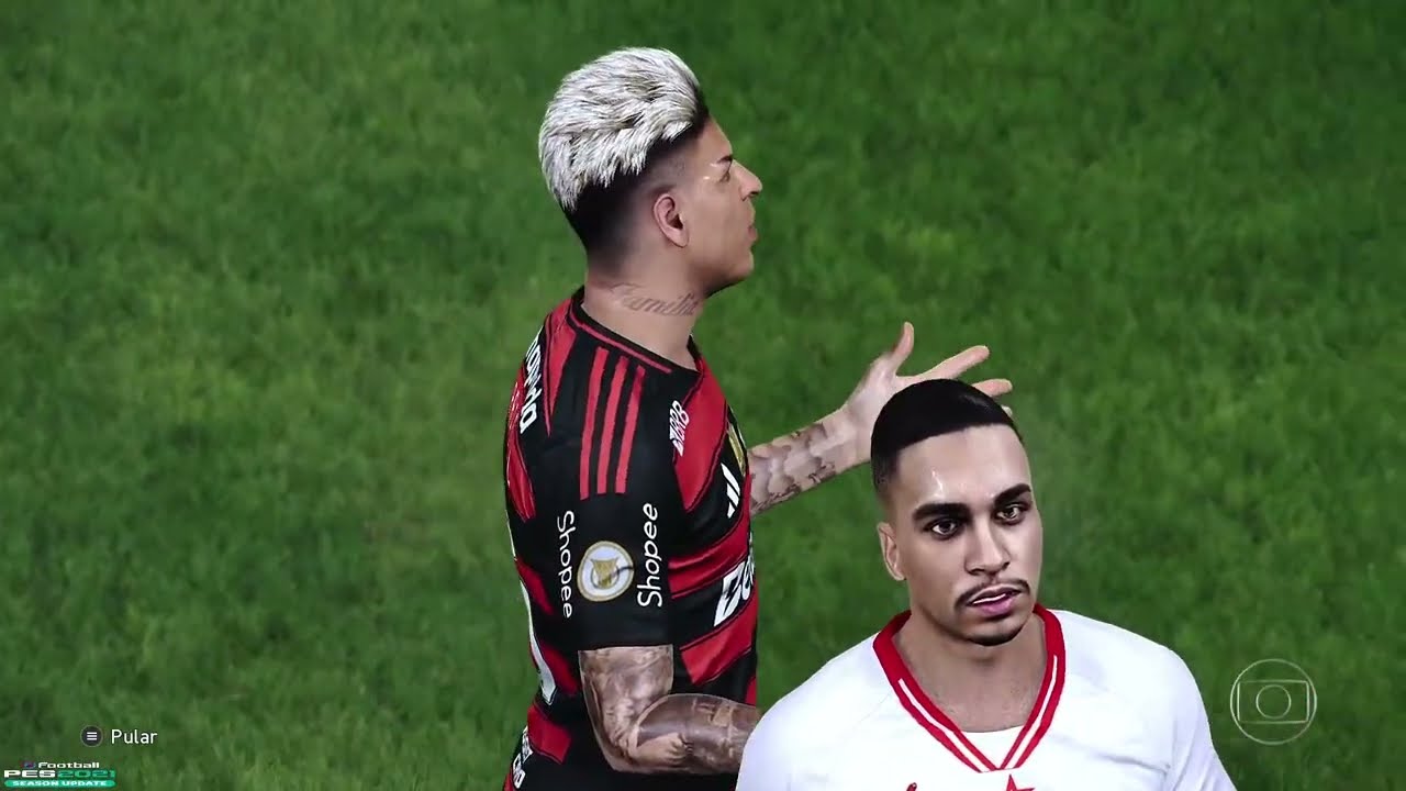 BANGU X FLAMENGO -AO VIVO COM- IMAGEM|GAMEPLAY/PES 2021-PLATAFORMA-PC
