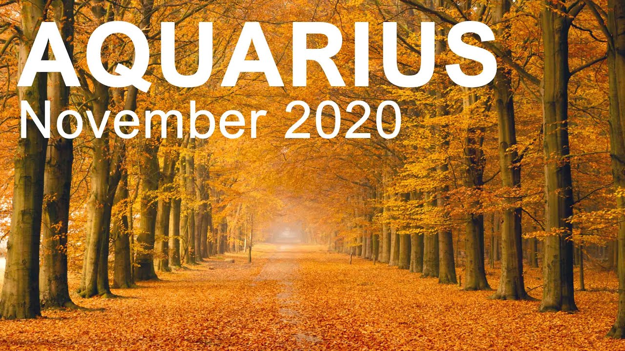 AQUARIUS NOVEMBER 2020 TAROT READING 