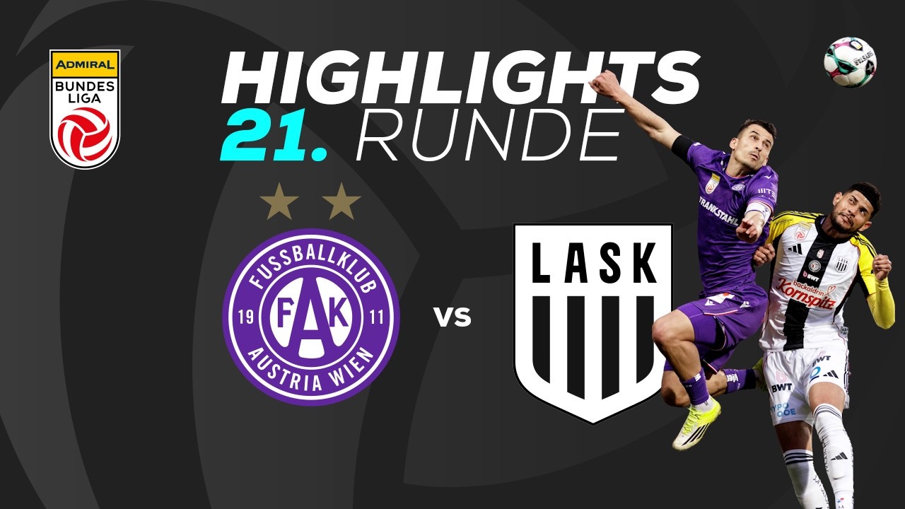 FK Austria Wien - LASK 21. Runde ADMIRAL Bundesliga 2025/26