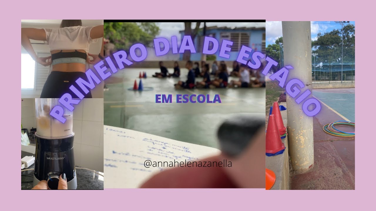 ESTÁGIO NA ESCOLA COM AS CRIANÇAS - primeiro dia - Educação Física