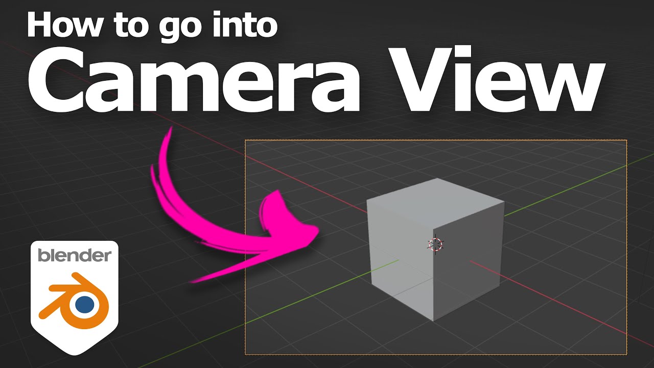 Как перейти в режим просмотра камеры в Blender