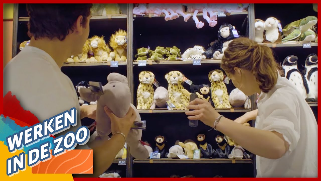 Dagje werk in de winkel van Burgers' Zoo 🧸 | Noëlle & Floris
