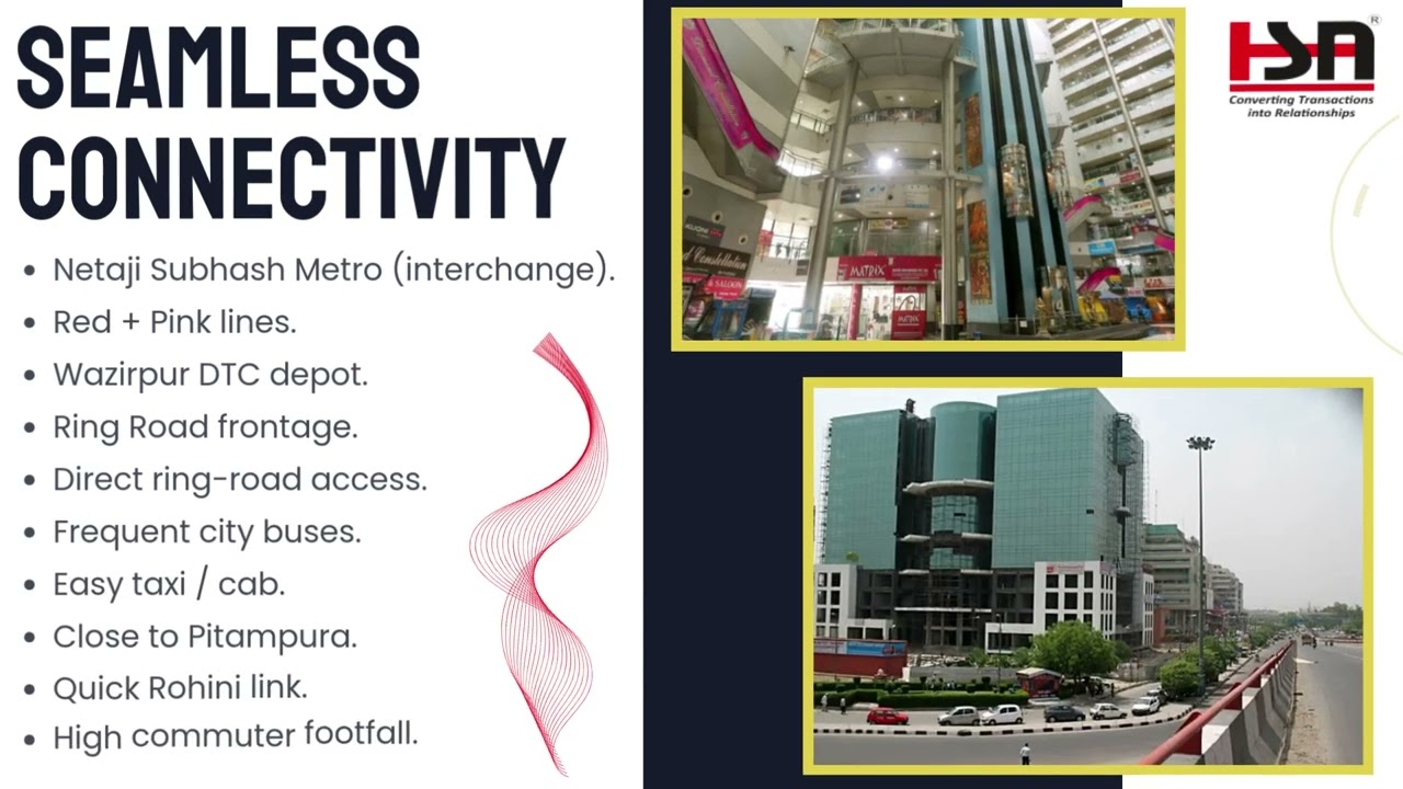 Premium Office Spaces at D Mall, NSP | Rent Workspaces in New Delhi | HSN Realty #officeforrent #hsn
