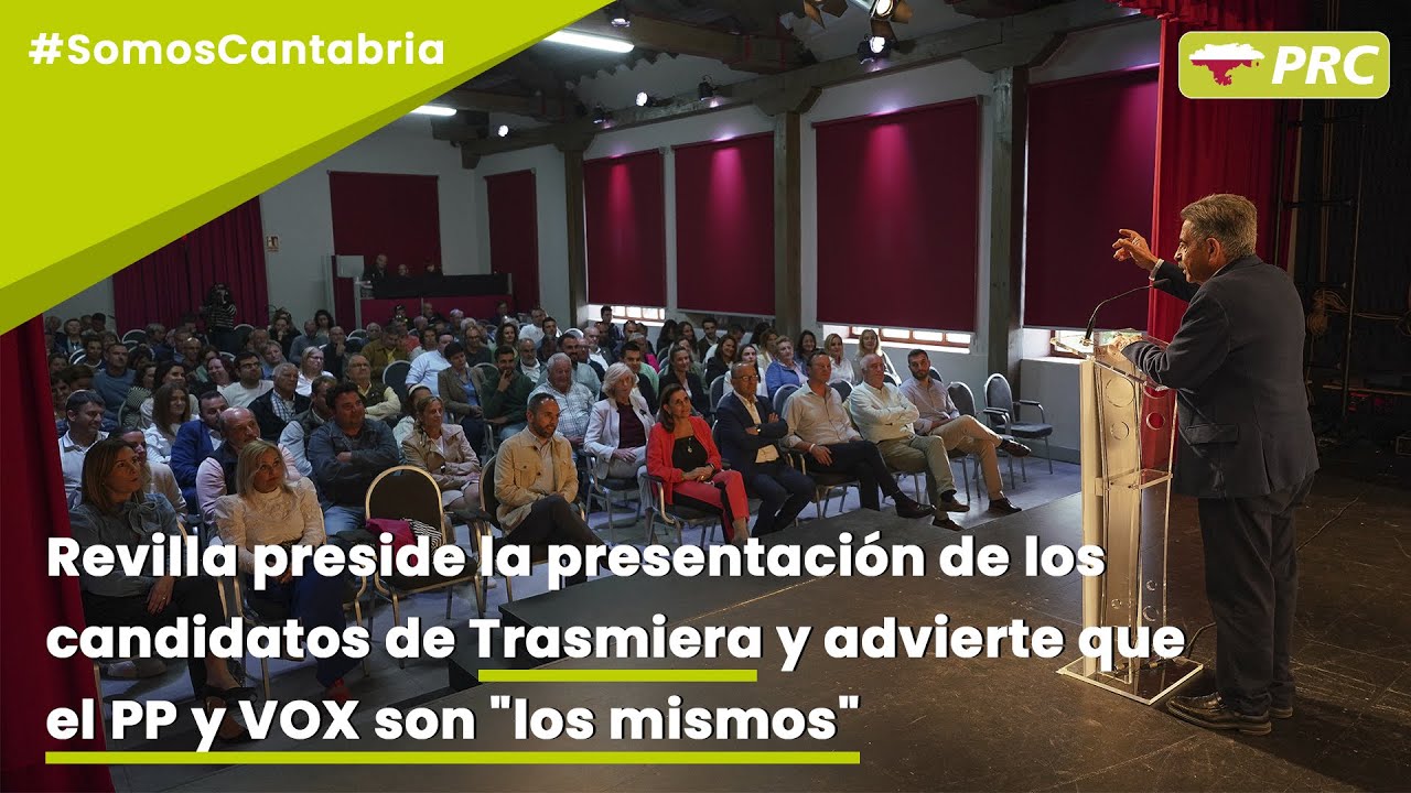 Presentación candidatos Trasmiera