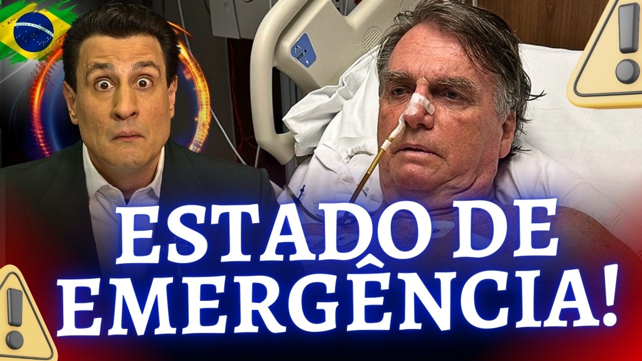 Urgente ⛔ Bolsonaro piora na prisão e Advogado denuncia