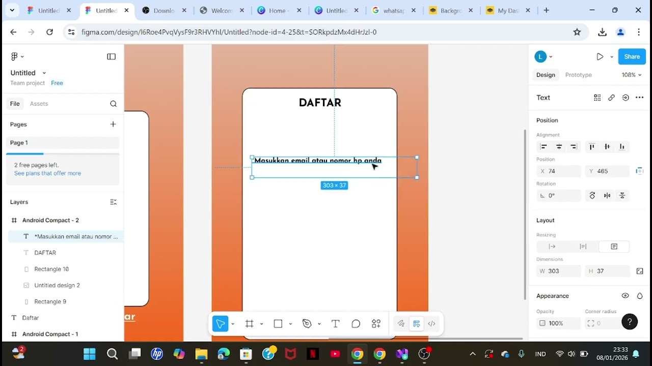 DESAIN APLIKASI MENGGUNAKAN FIGMA (INTERAKSI MANUSIA DAN KOMPUTER)