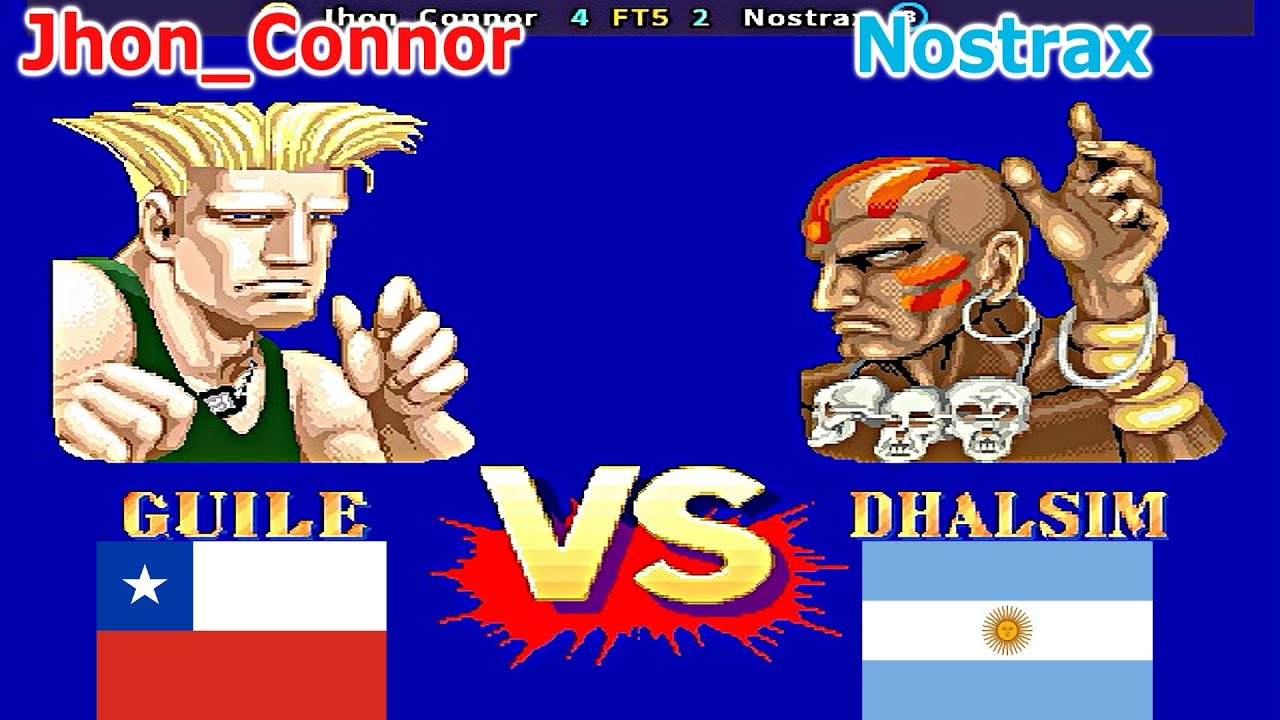 Street Fighter II': Champion Edition - Jhon_Connor vs Nostrax FT5