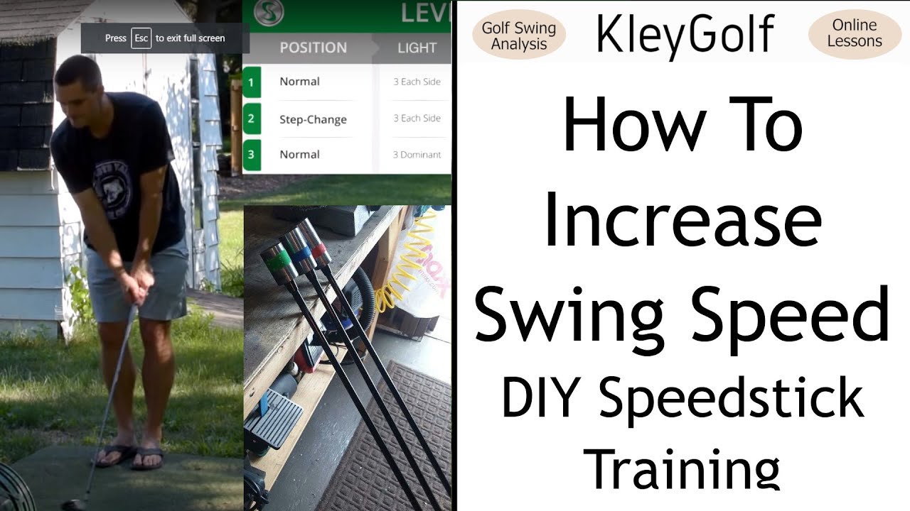 How To Increase Swing Speed - DIY Speed Stick Overspeed Training | Pt. 1 - Overview & Build