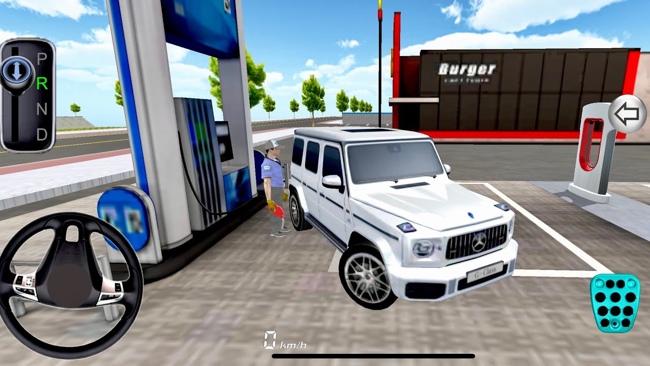 New Mercedes G-Wagon in Petrolpump - 3d Driving Class android game || Car Game #gameplay #cargame