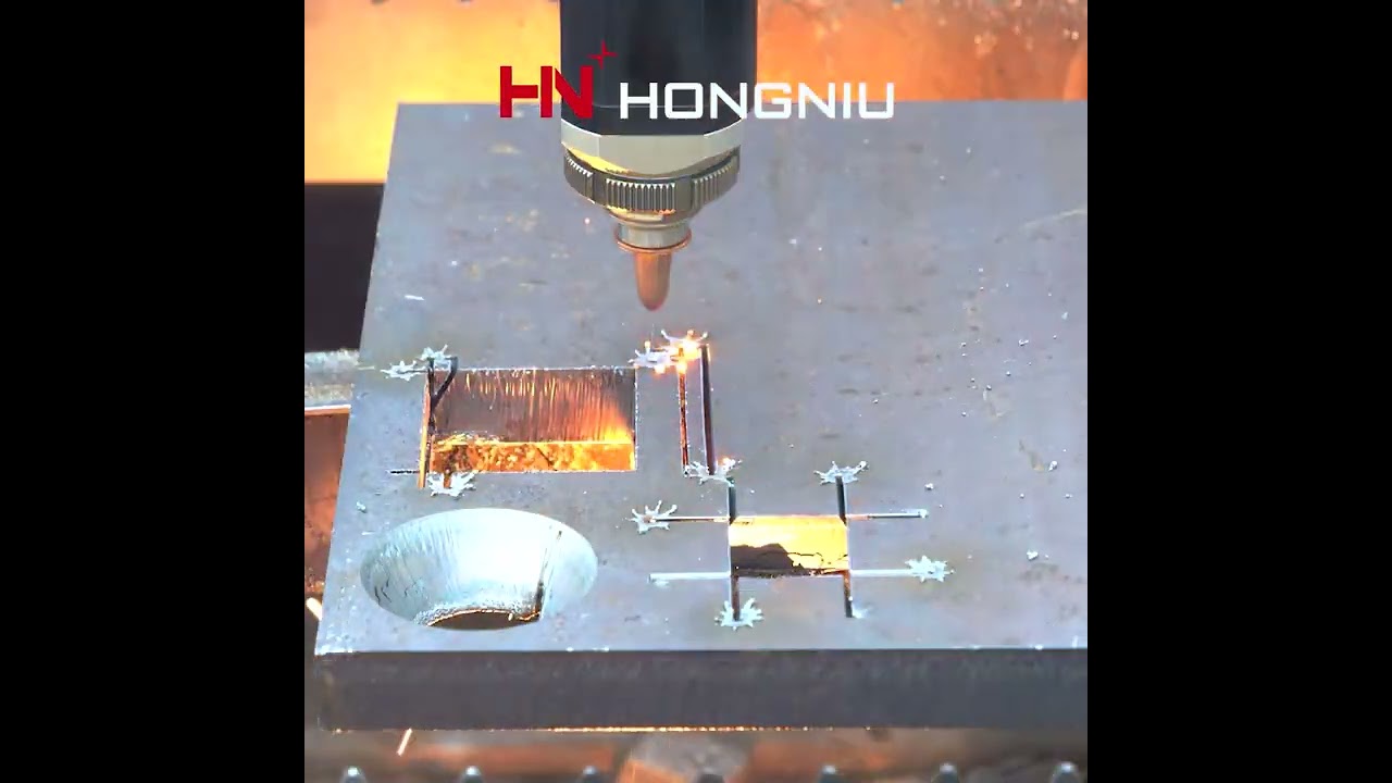 Hongniu Laser 40KW/40000W Ultra High Power Bevel Laser Cutting Machine Cutting 30mm Carbon Steel