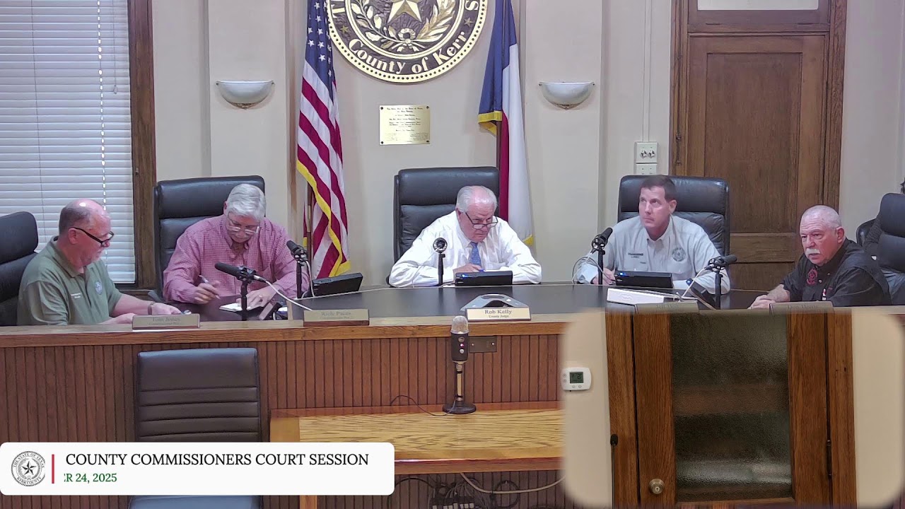 Kerr County Commissioners' Court, November 24, 2025