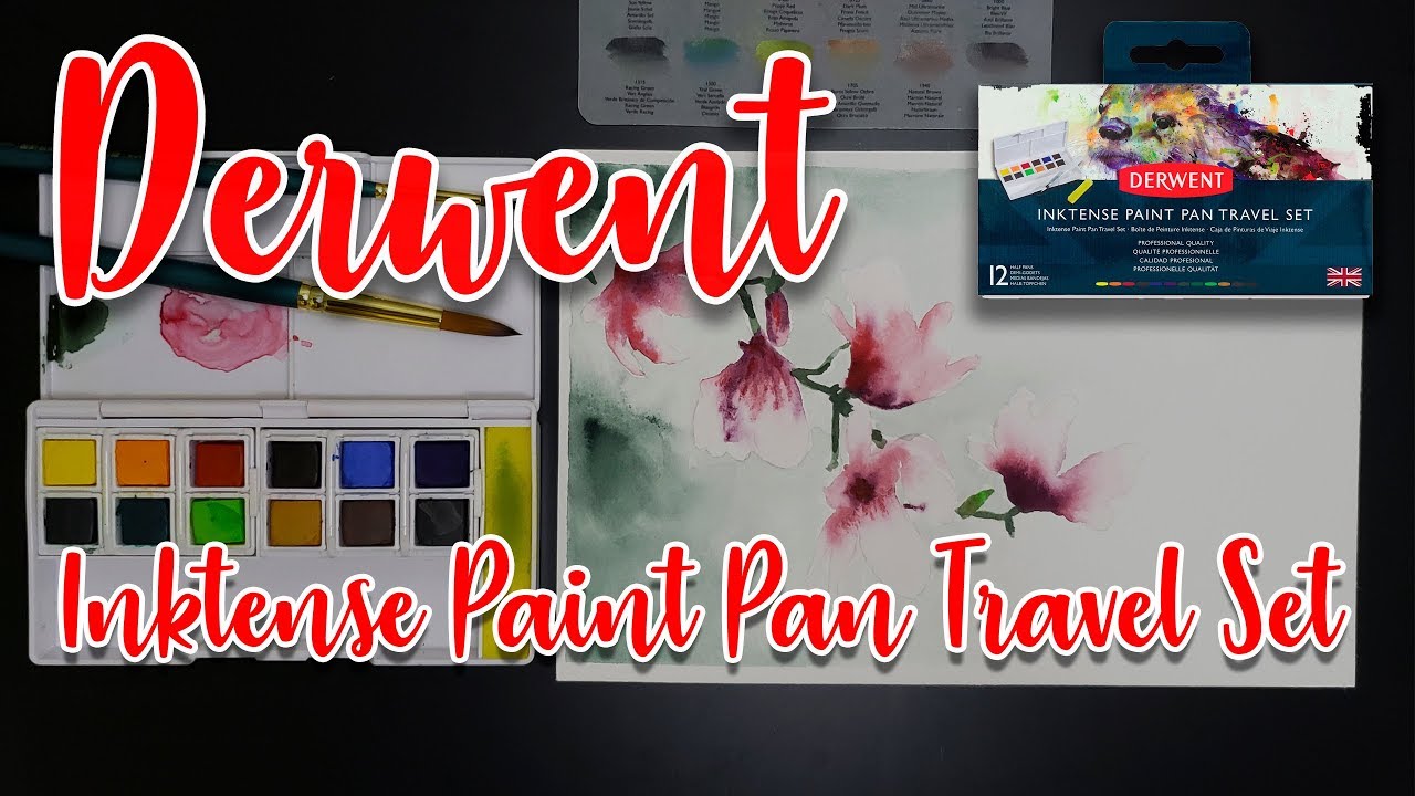 DERWENT INKTENSE PAINT PAN TRAVEL SET - REVIEW