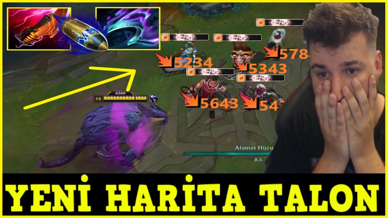 VADİYLE ÜSTÜNE KOŞTUM AKLI ÇIKTI !! TALON HER YERE ATLIYOR EFSANE MAP !! SEZON 14 LOL | Ogün Demirci