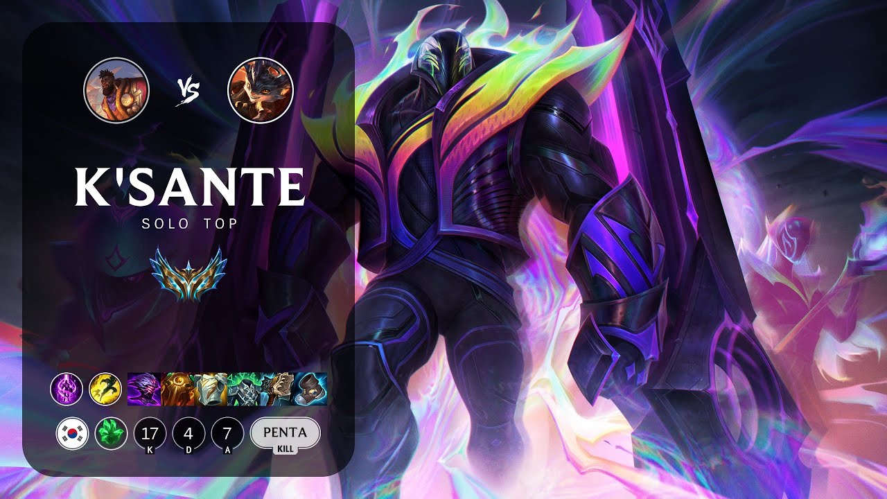 K'Sante Top vs Rumble - KR Challenger Patch 13.22