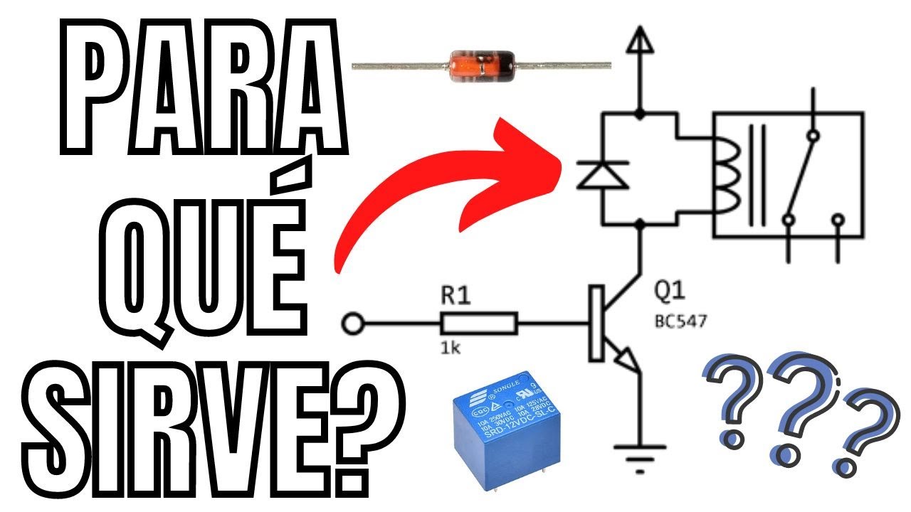 ¿Por qué se pone un DIODO en paralelo con el RELAY?