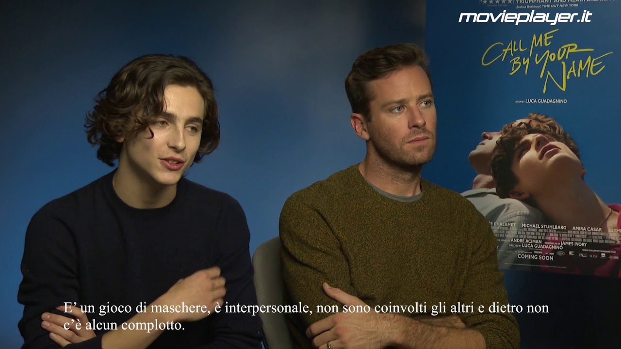 Chiamami col tuo nome, video intervista a Timothée Chalamet e Armie Hammer