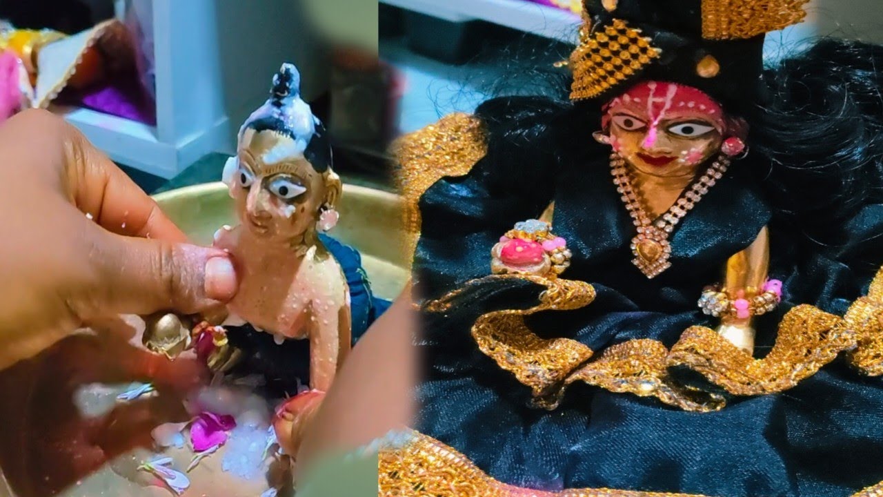 Krishna  #Laddu Gopal shringar#how to make Laddu Gopal snan and shringar