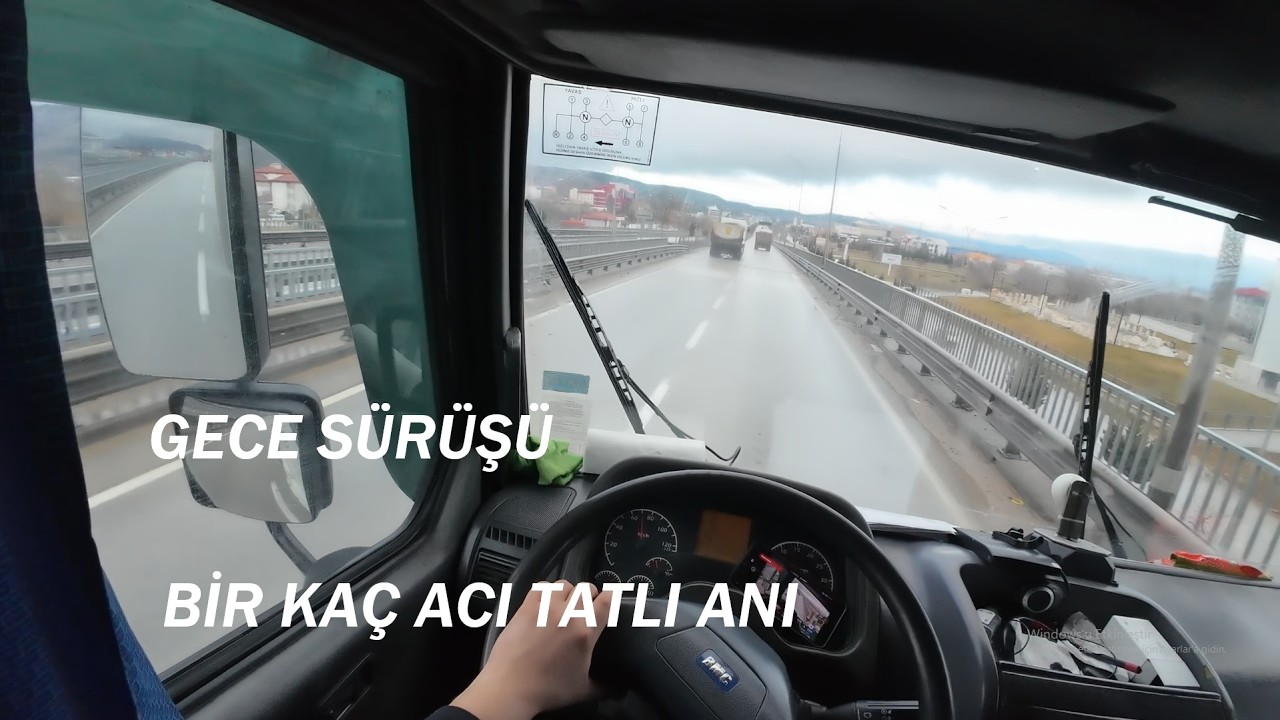 POV Eski Tır Uzun Yol/Beyin'e işleyen kasis ve çukurlar/2K Video