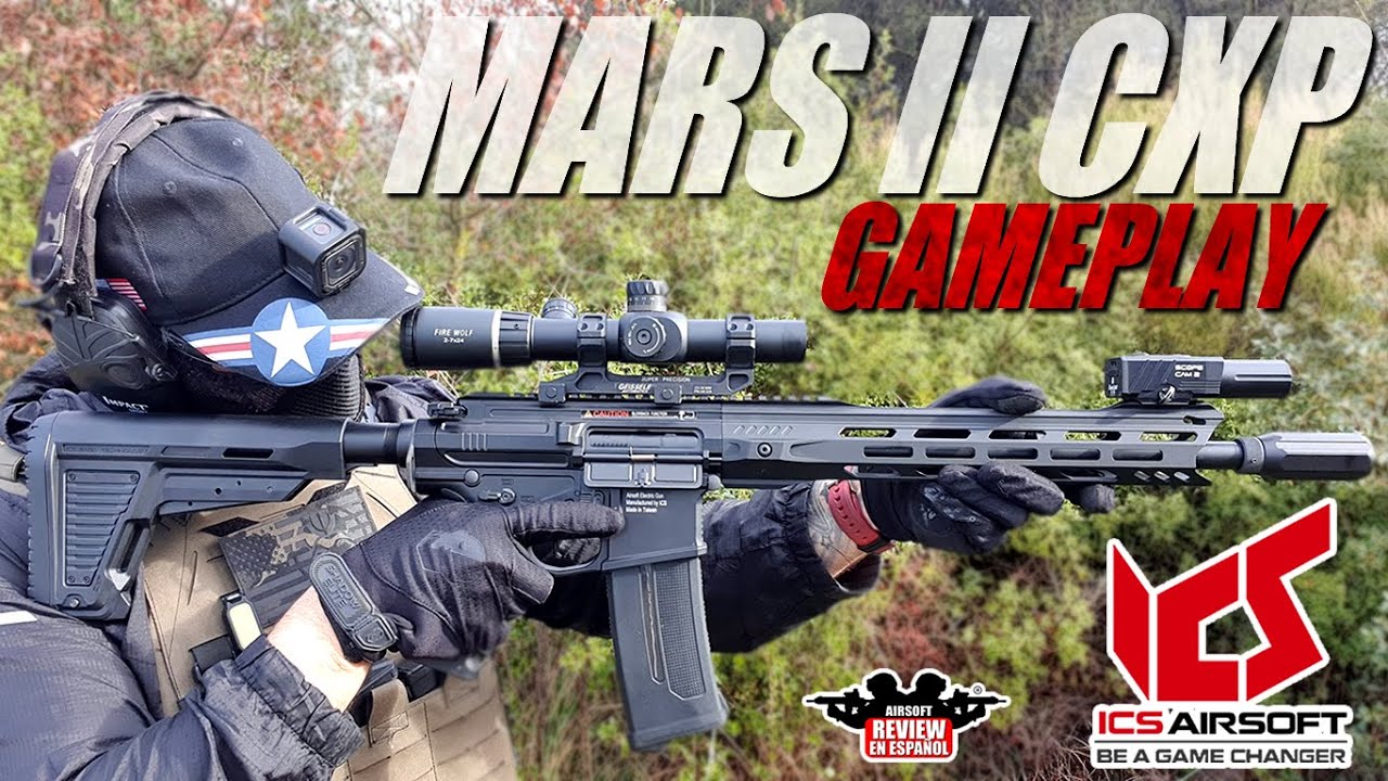 GAMEPLAY 🎮 ICS MARS II CXP SSSIII en CQB el Valle | Airsoft Review en Español