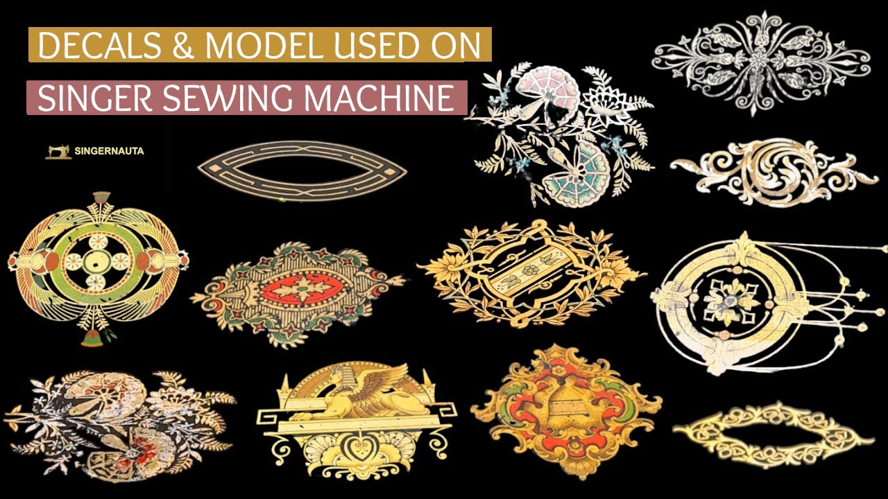 Singer Decals and Used Models