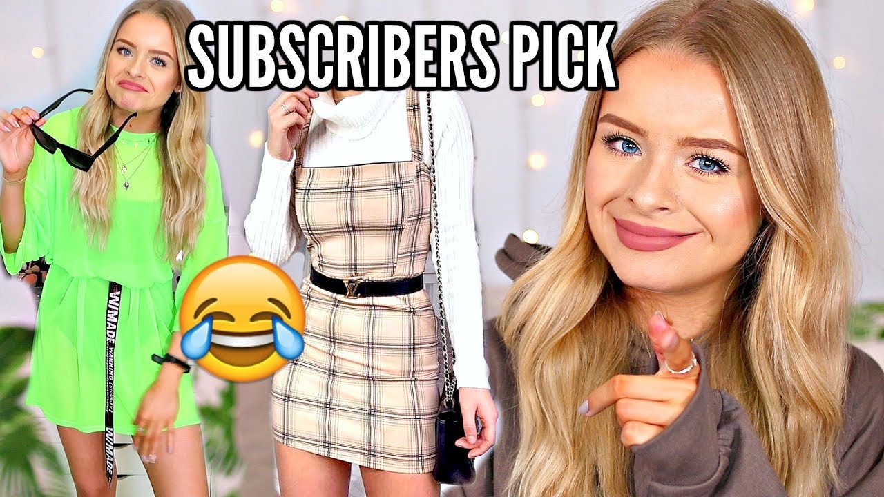 SUBSCRIBERS PICK MY OUTFITS 😂FT ISAWITFIRST AD | sophdoesnails