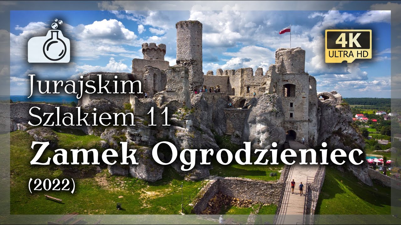 Zamek OGRODZIENIEC w Podzamczu z drona w 4K [ 🇵🇱 Jurajskim Szlakiem 11 🧭], 2022