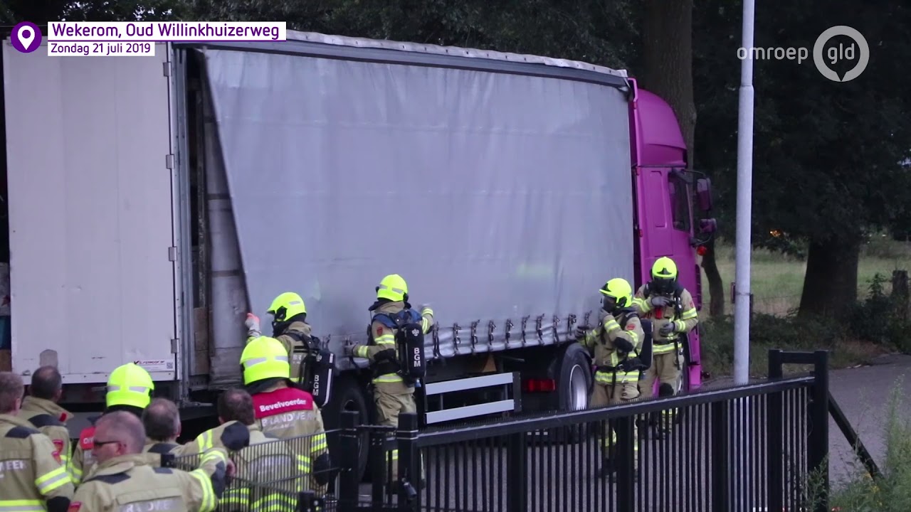 Vrachtwagen met 'drugsspullen' aangetroffen in Wekerom