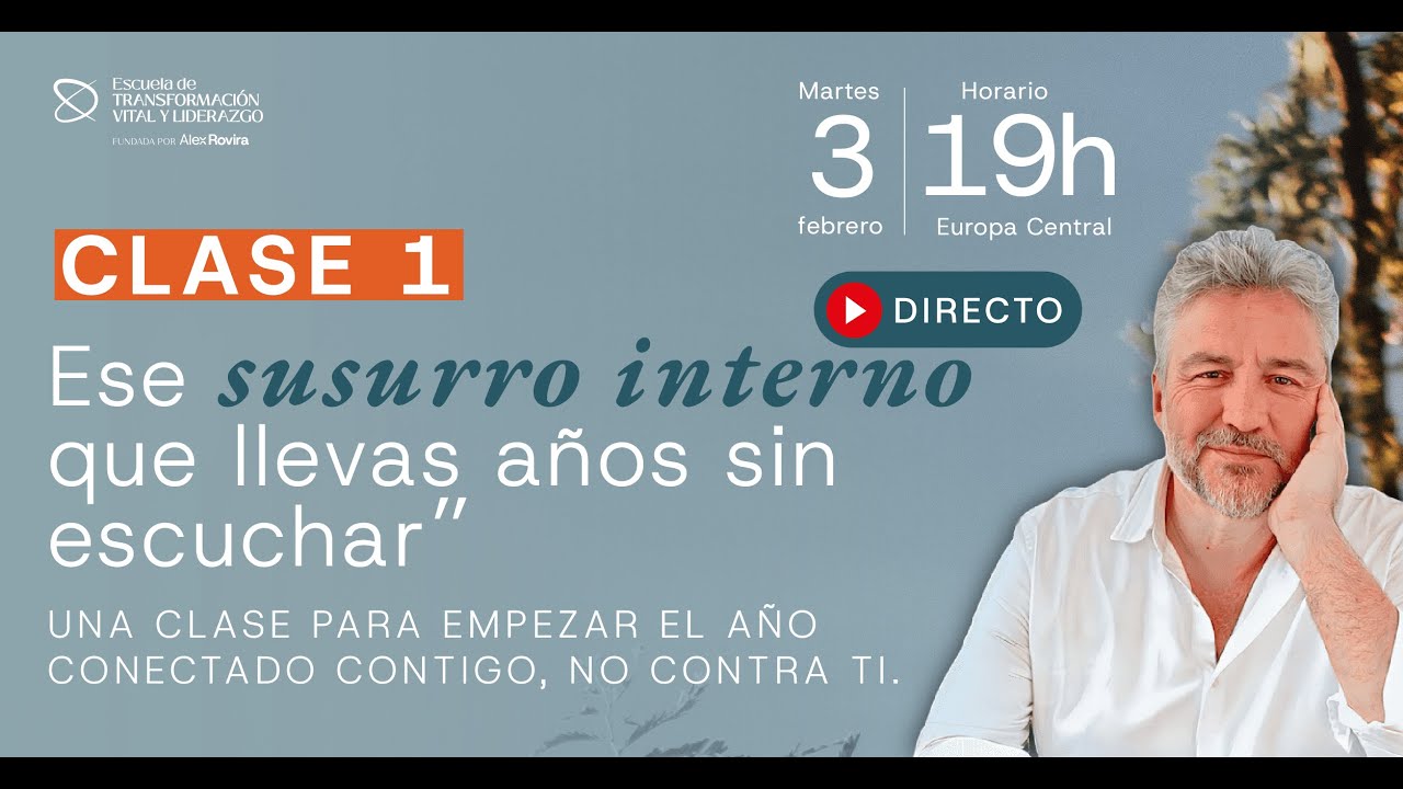 🔴[DIRECTO] Clase 1 - Ese susurro interno que llevas años sin escuchar