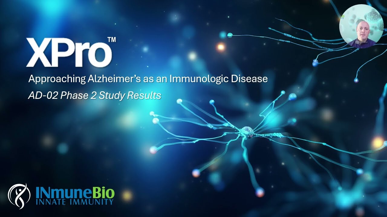 Phase 2 Results of INmune Bio's Alzheimer's Disease Clinical Trial - Presented at AAIC