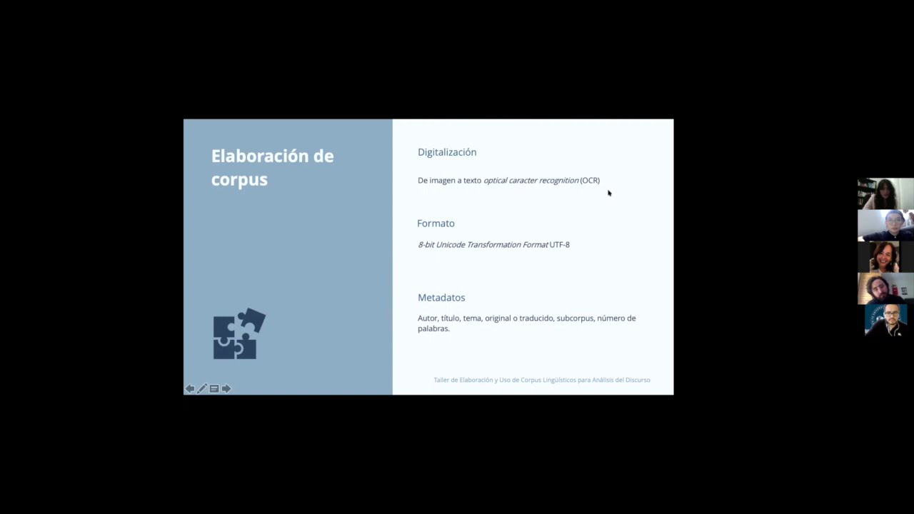 Taller “Elaboración y uso de corpus lingüísticos para análisis del discurso