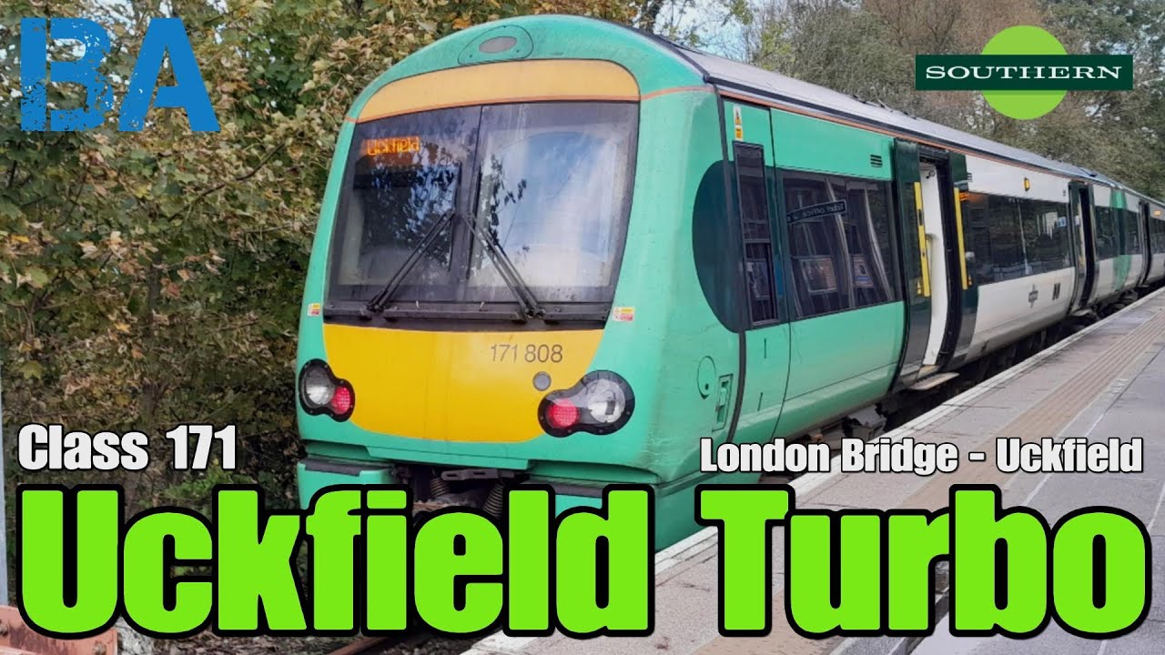 Uckfield Turbo - Train Journey - Class 171 - Southern - Oxted Lines