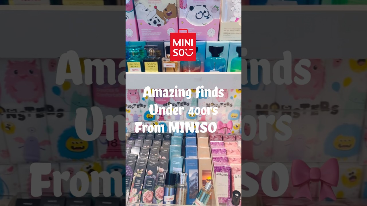 Miniso India Haul! Best buys under 400Rs!#miniso #ytshorts #shopping #trending