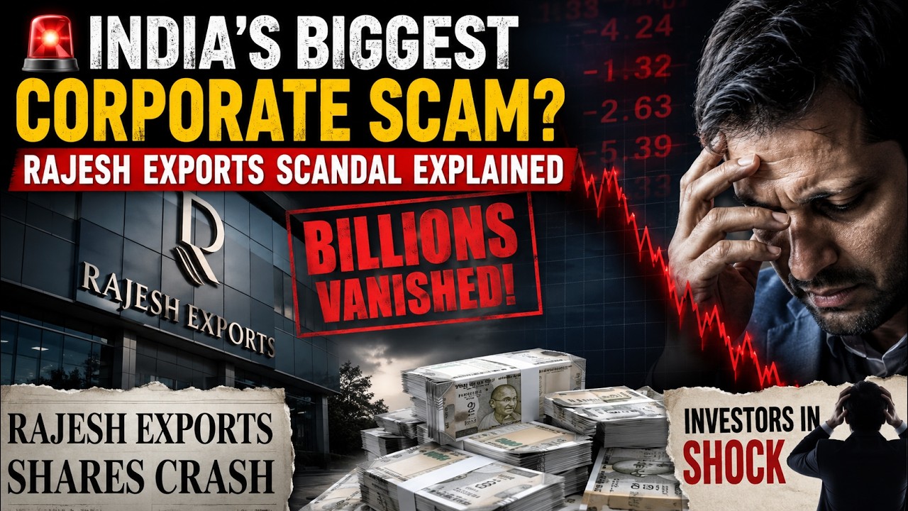 🚨 India's Biggest Corporate Scam? Rajesh Exports Scandal Explained | Billions Vanished!